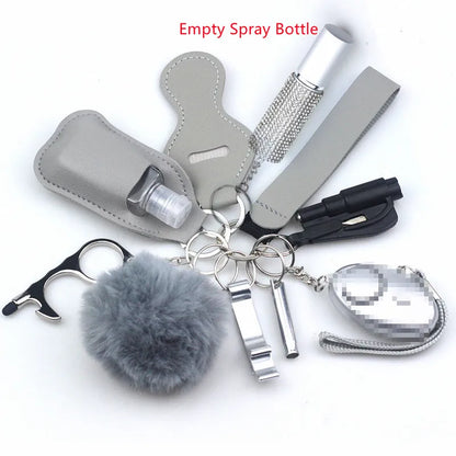 11 piece keychain Accessory Set - wide range of colours and designs