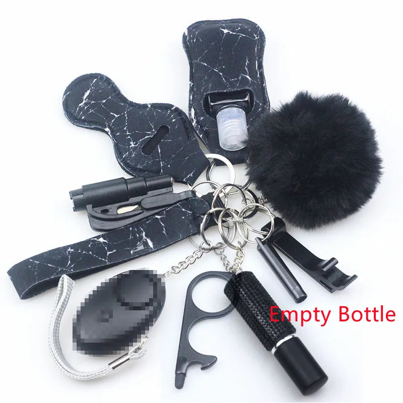 11 piece keychain Accessory Set - wide range of colours and designs