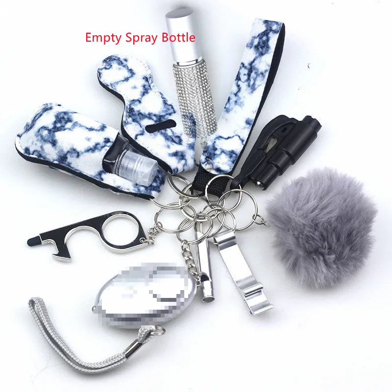 11 piece keychain Accessory Set - wide range of colours and designs