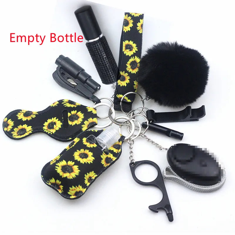 11 piece keychain Accessory Set - wide range of colours and designs