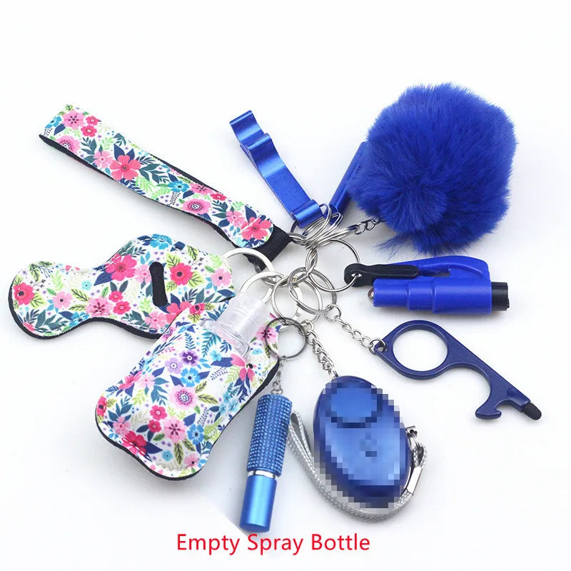 11 piece keychain Accessory Set - wide range of colours and designs