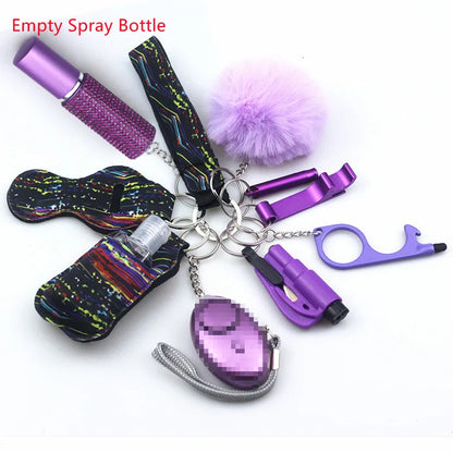 11 piece keychain Accessory Set - wide range of colours and designs