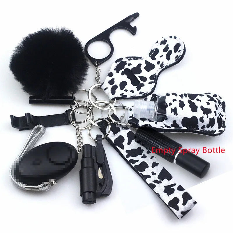 11 piece keychain Accessory Set - wide range of colours and designs