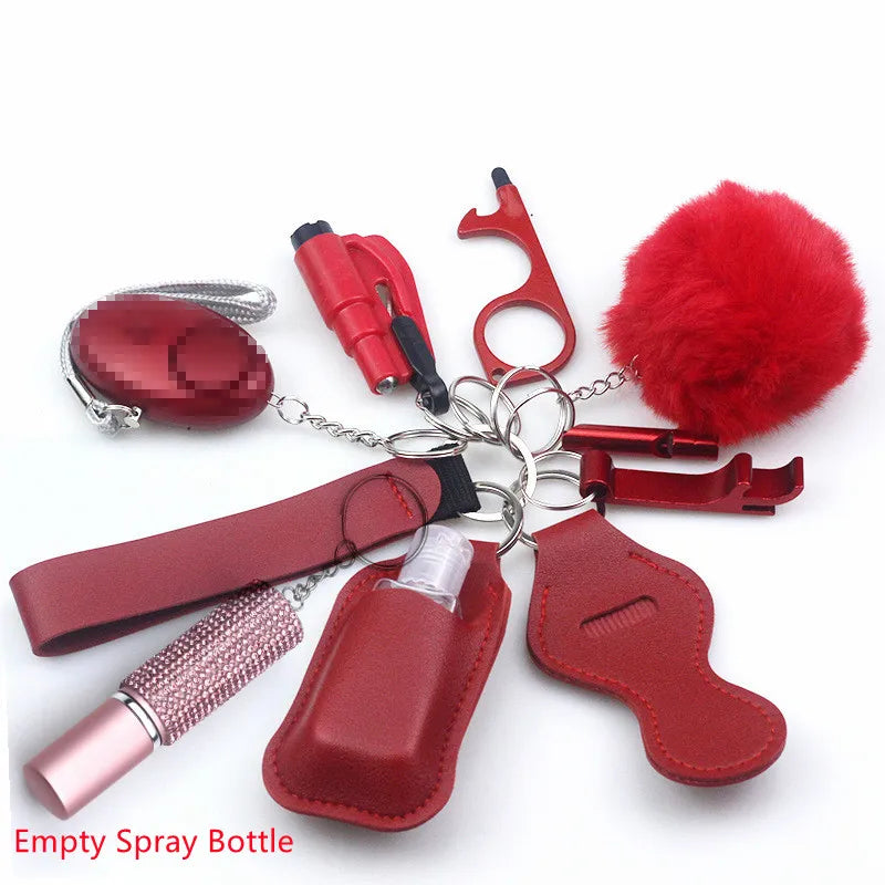 11 piece keychain Accessory Set - wide range of colours and designs