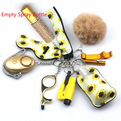 11 piece keychain Accessory Set - wide range of colours and designs