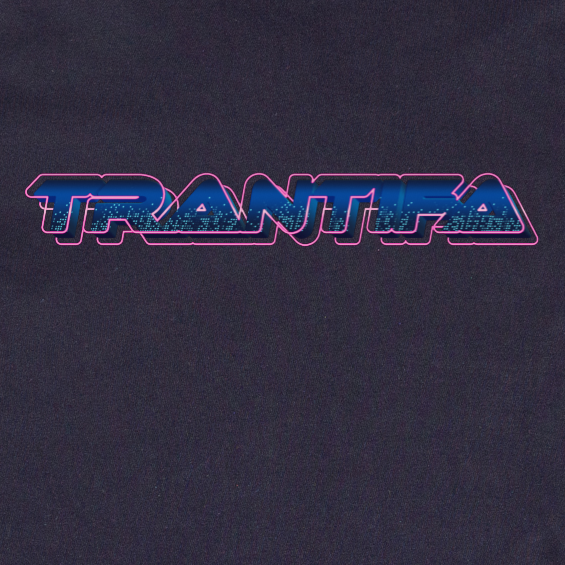 Black t-shirt with 'TRANTIFA' logo
