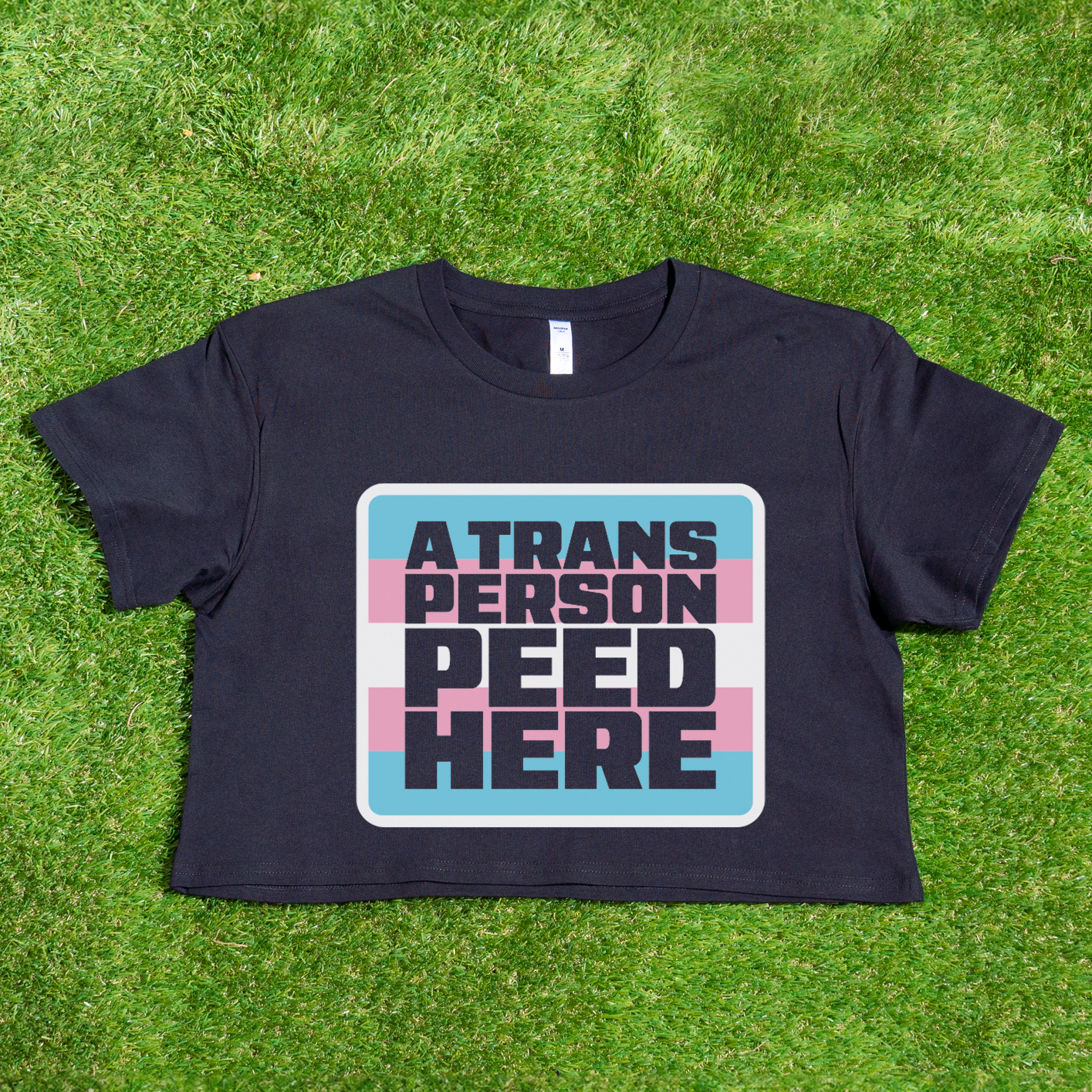 We All Plss - locally printed crop tee