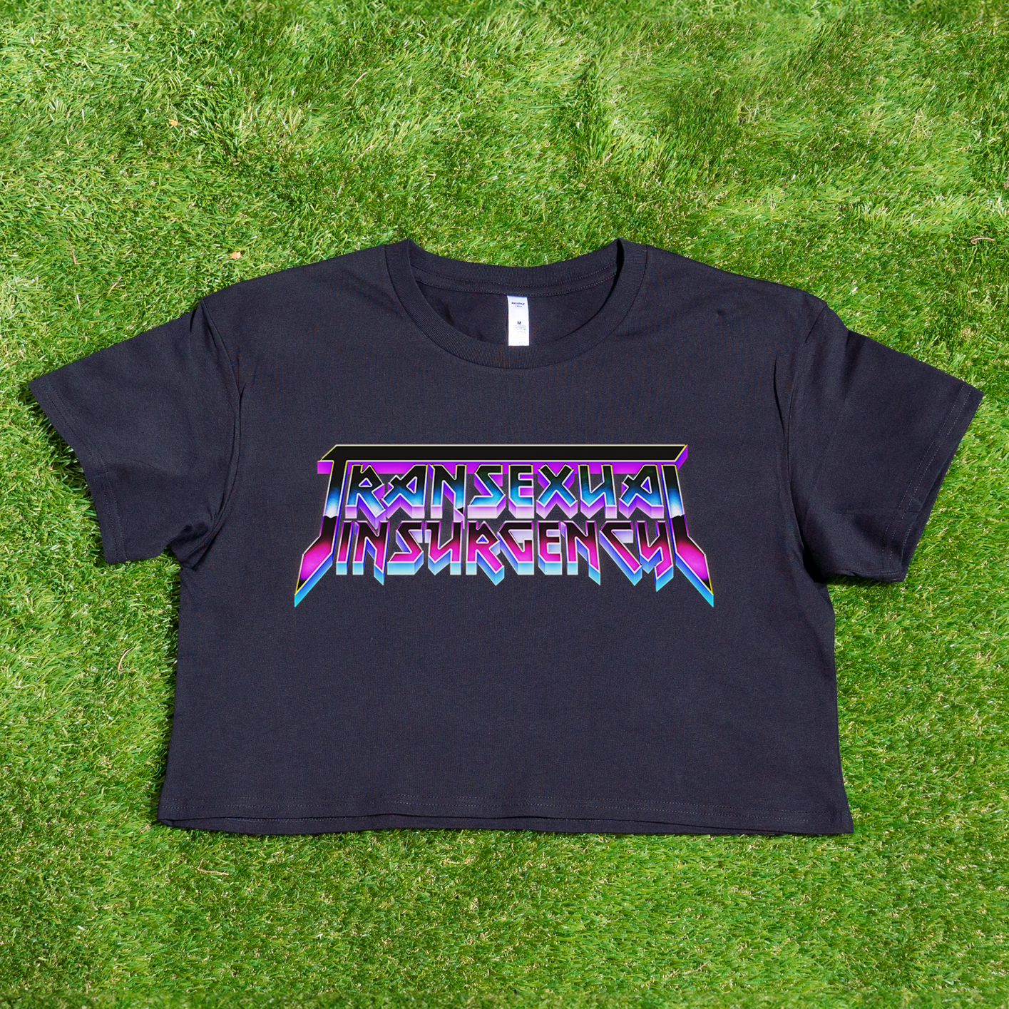 Black t-shirt with 'Transsexual. Pauline Hanson One Nation t-shirt 