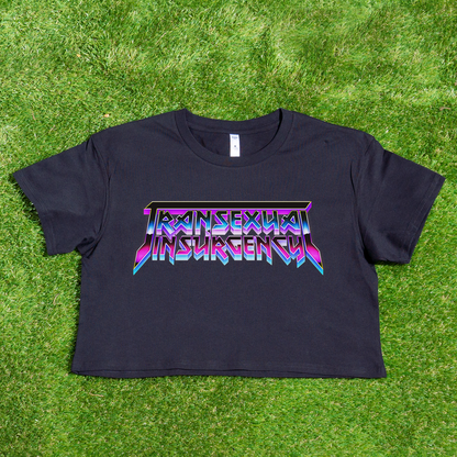 Black t-shirt with 'Transsexual. Pauline Hanson One Nation t-shirt 