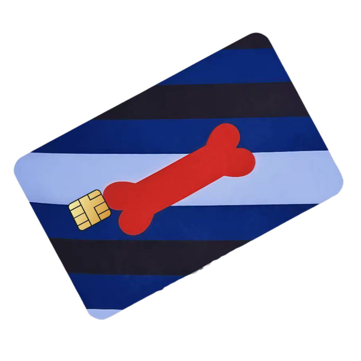 Pup Puppy BDSM pride flag bank card sticker skin