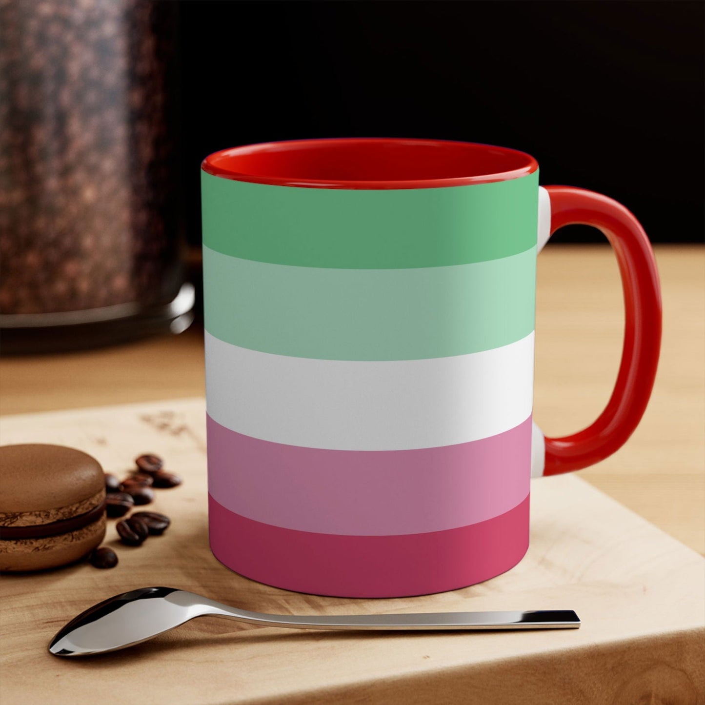 Abro, Abroromantic, Abrosexual pride flag Accent Mug - Gay Skate - Abro, Abroromantic, Abrosexual pride flag Accent Mug - Abro, Abroromantic, Abrosexual pride flag Accent Mug