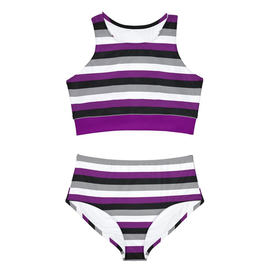 Ace Asexual Pride Flag Sporty Swim or Activewear Set - Gay Skate - Ace Asexual Pride Flag Sporty Swim or Activewear Set - Ace Asexual Pride Flag Sporty Swim or Activewear Set