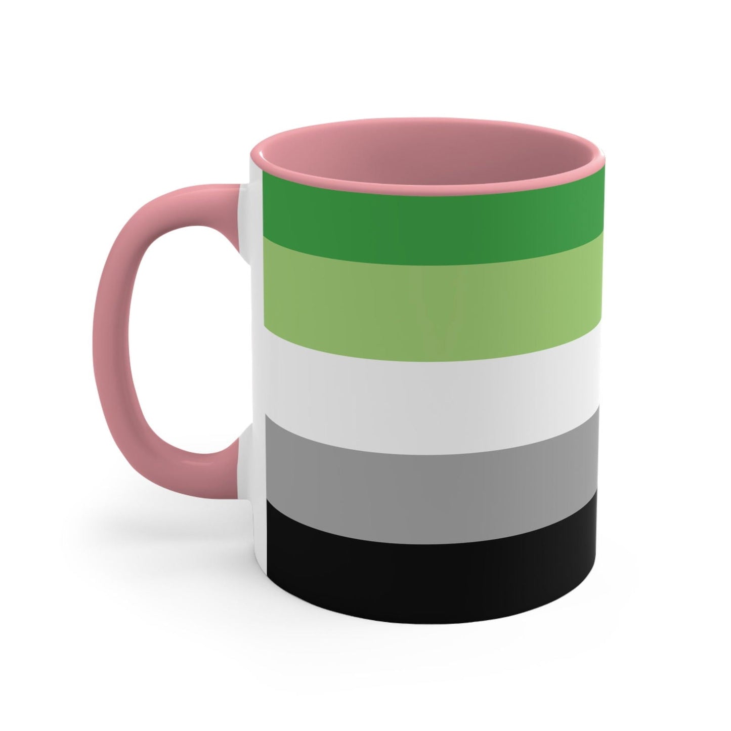 Aromantic Pride Flag cup - colourful accent mug - Gay Skate - Aromantic Pride Flag cup - colourful accent mug - Aromantic Pride Flag cup - colourful accent mug