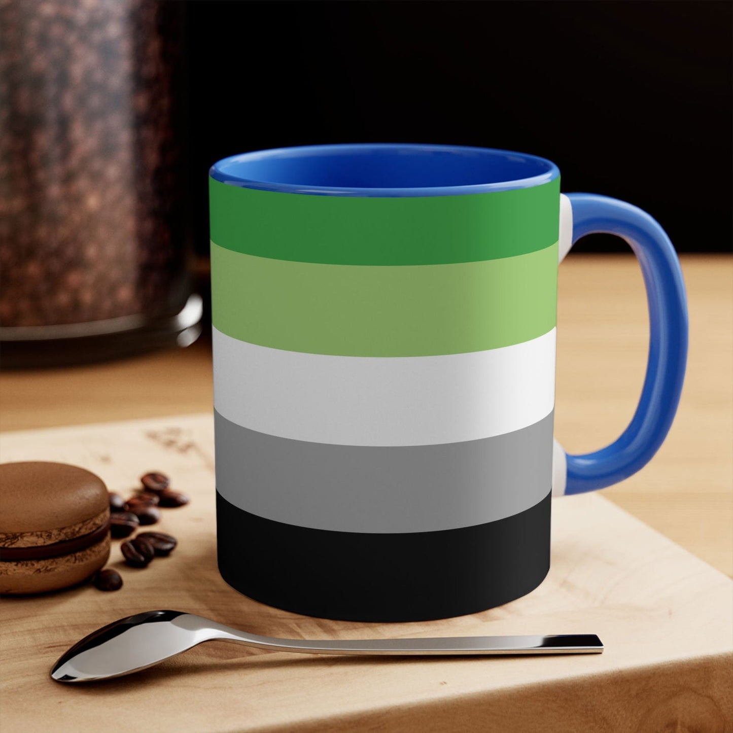 Aromantic Pride Flag cup - colourful accent mug - Gay Skate - Aromantic Pride Flag cup - colourful accent mug - Aromantic Pride Flag cup - colourful accent mug