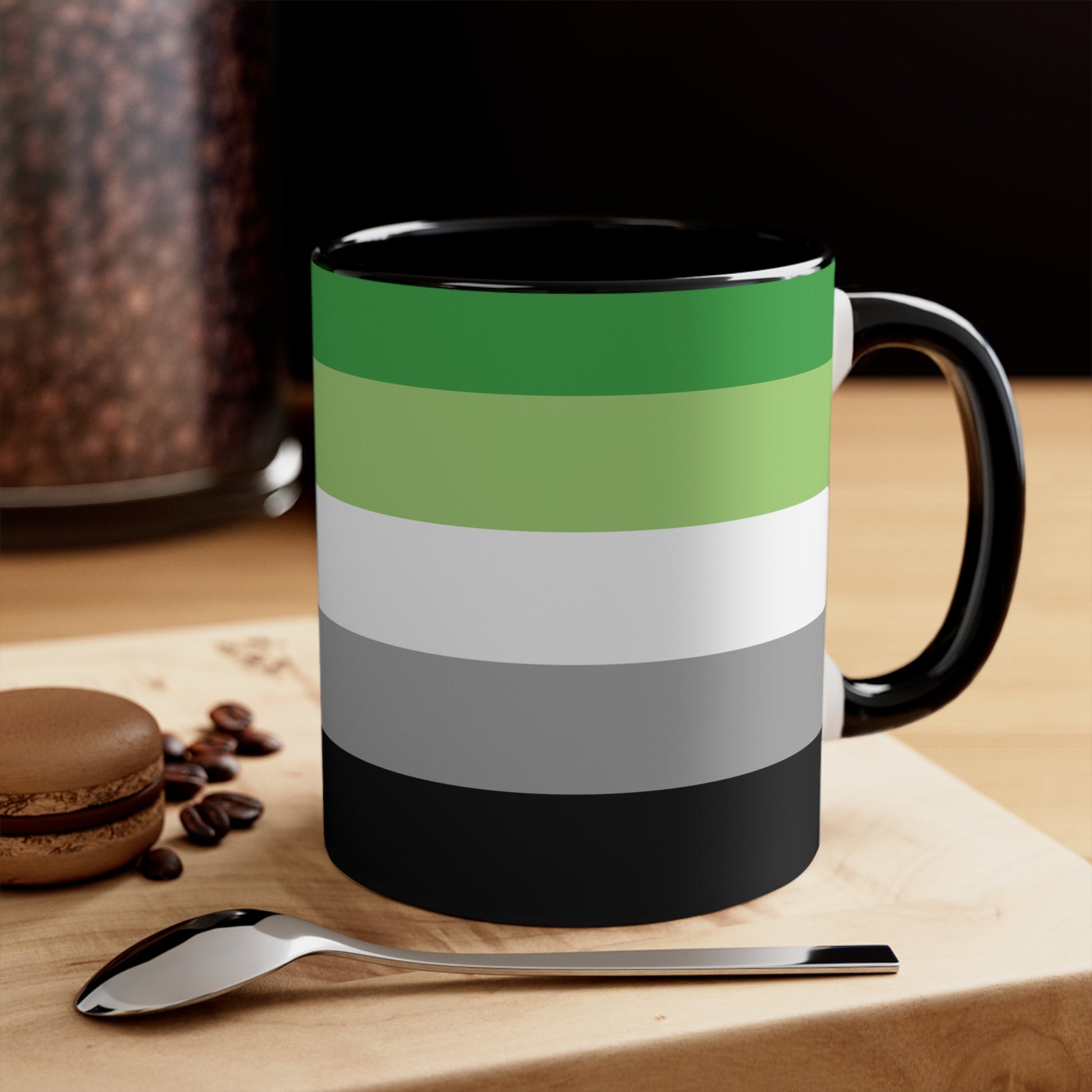 Aromantic Pride Flag cup - colourful accent mug - Gay SkateAromantic Pride Flag cup - colourful accent mugMugPrintifyGay Skate14091051862187126384