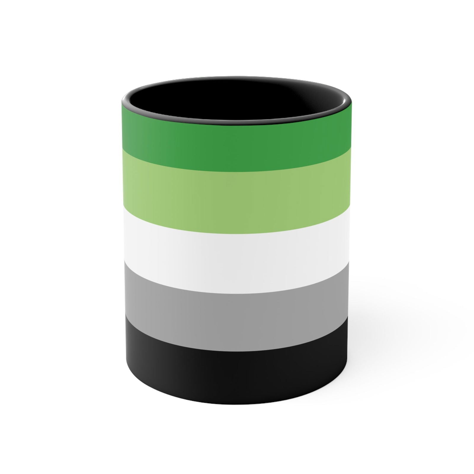 Aromantic Pride Flag cup - colourful accent mug - Gay Skate - Aromantic Pride Flag cup - colourful accent mug - Aromantic Pride Flag cup - colourful accent mug