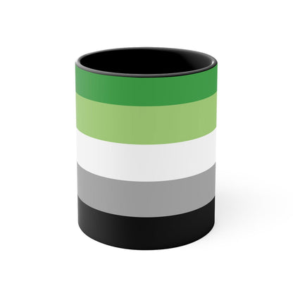 Aromantic Pride Flag cup - colourful accent mug - Gay Skate - Aromantic Pride Flag cup - colourful accent mug - Aromantic Pride Flag cup - colourful accent mug