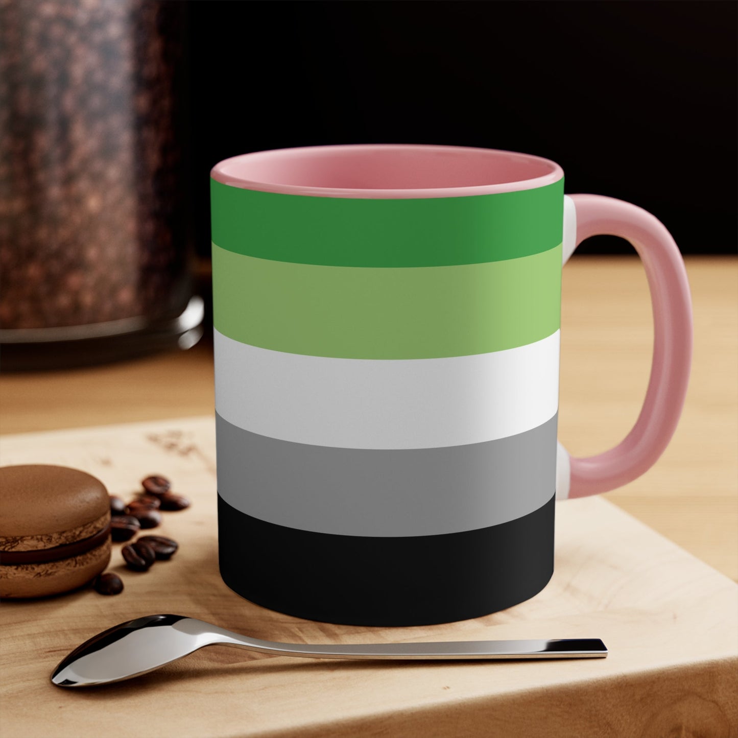 Aromantic Pride Flag cup - colourful accent mug - Gay SkateAromantic Pride Flag cup - colourful accent mugMugPrintifyGay Skate14091051862187126384