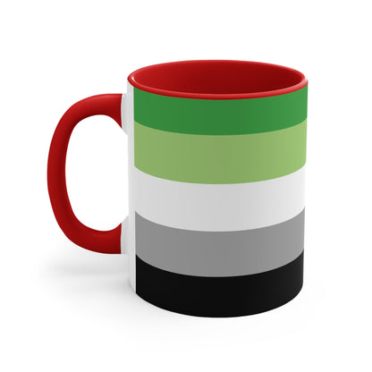 Aromantic Pride Flag cup - colourful accent mug - Gay SkateAromantic Pride Flag cup - colourful accent mugMugPrintifyGay Skate14091051862187126384