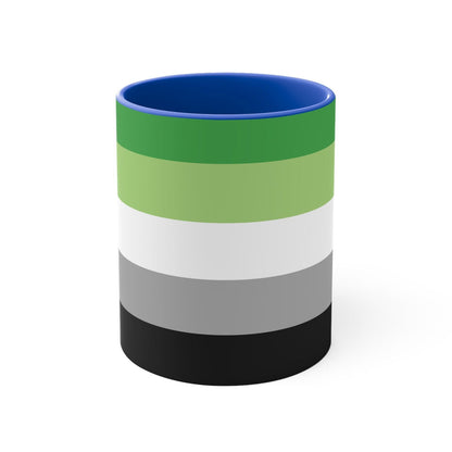 Aromantic Pride Flag cup - colourful accent mug - Gay Skate - Aromantic Pride Flag cup - colourful accent mug - Aromantic Pride Flag cup - colourful accent mug