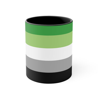 Aromantic Pride Flag cup - colourful accent mug - Gay SkateAromantic Pride Flag cup - colourful accent mugMugPrintifyGay Skate14091051862187126384