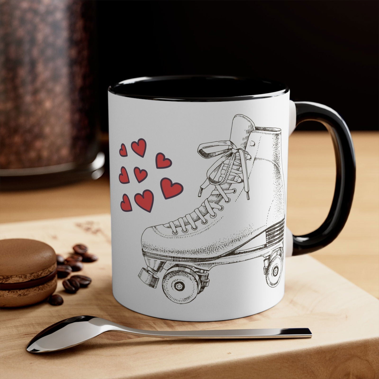 Artistic roller skate love  - cute colourful accent mug - Gay Skate - Artistic roller skate love  - cute colourful accent mug - Artistic roller skate love  - cute colourful accent mug