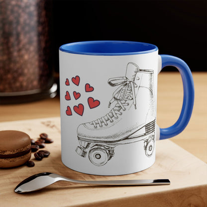 Artistic roller skate love  - cute colourful accent mug - Gay Skate - Artistic roller skate love  - cute colourful accent mug - Artistic roller skate love  - cute colourful accent mug