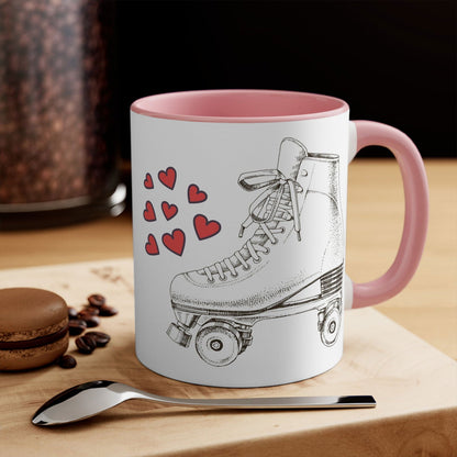 Artistic roller skate love  - cute colourful accent mug - Gay Skate - Artistic roller skate love  - cute colourful accent mug - Artistic roller skate love  - cute colourful accent mug