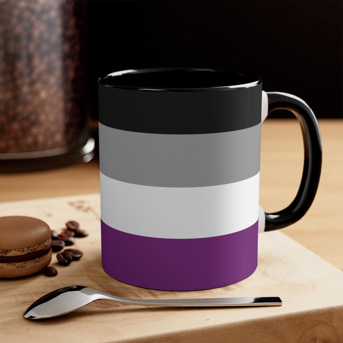 Asexual pride flag colourful accent mug - Gay Skate - Asexual pride flag colourful accent mug - Asexual pride flag colourful accent mug