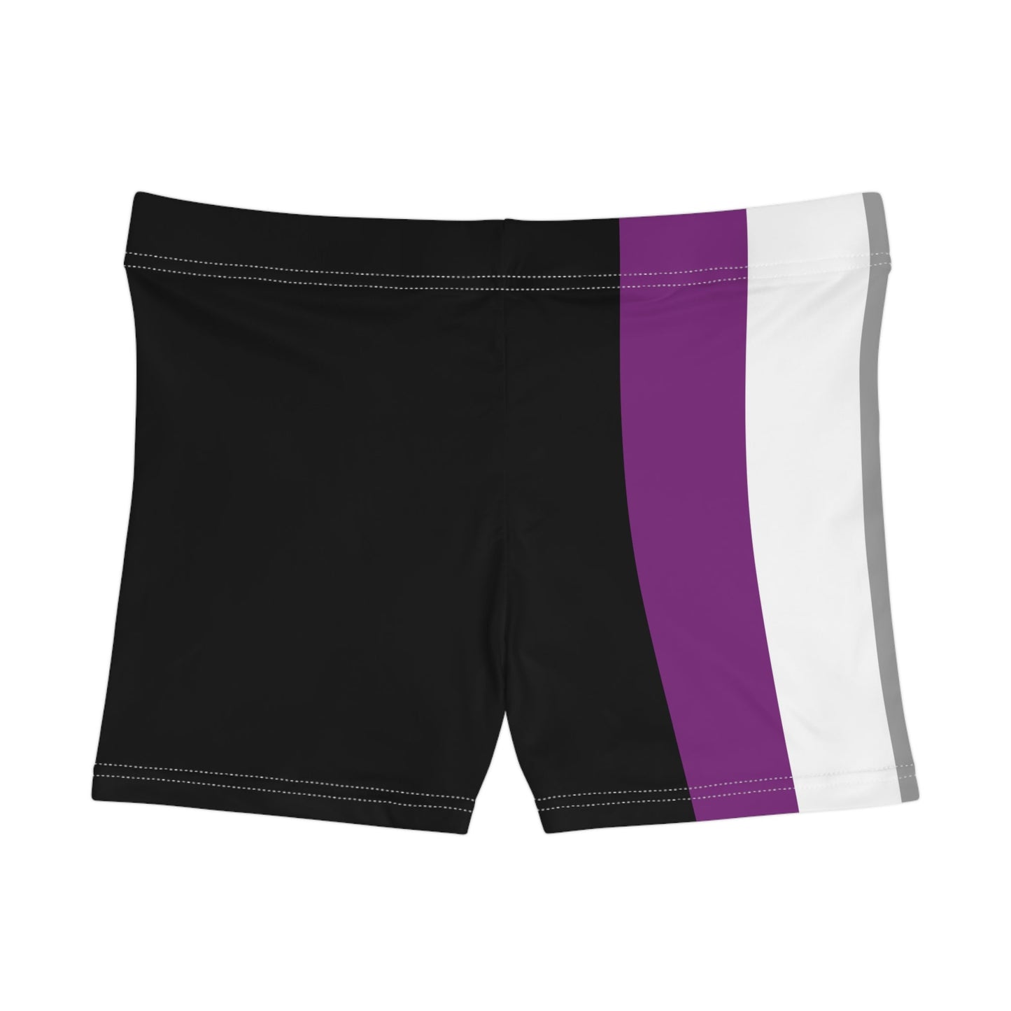 Asexual Pride Flag Short Shorts - Gay SkateAsexual Pride Flag Short ShortsAll Over PrintsPrintifyGay Skate17867478750524741870