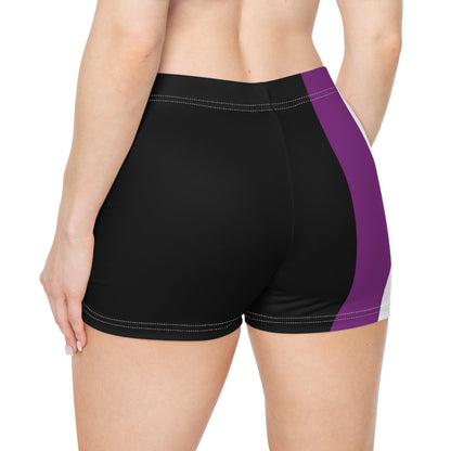 Asexual Pride Flag Short Shorts - Gay SkateAsexual Pride Flag Short ShortsAll Over PrintsPrintifyGay Skate17867478750524741870