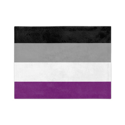 Asexual Pride Flag - Velveteen Microfiber Blanket - Gay Skate - Asexual Pride Flag - Velveteen Microfiber Blanket - Asexual Pride Flag - Velveteen Microfiber Blanket