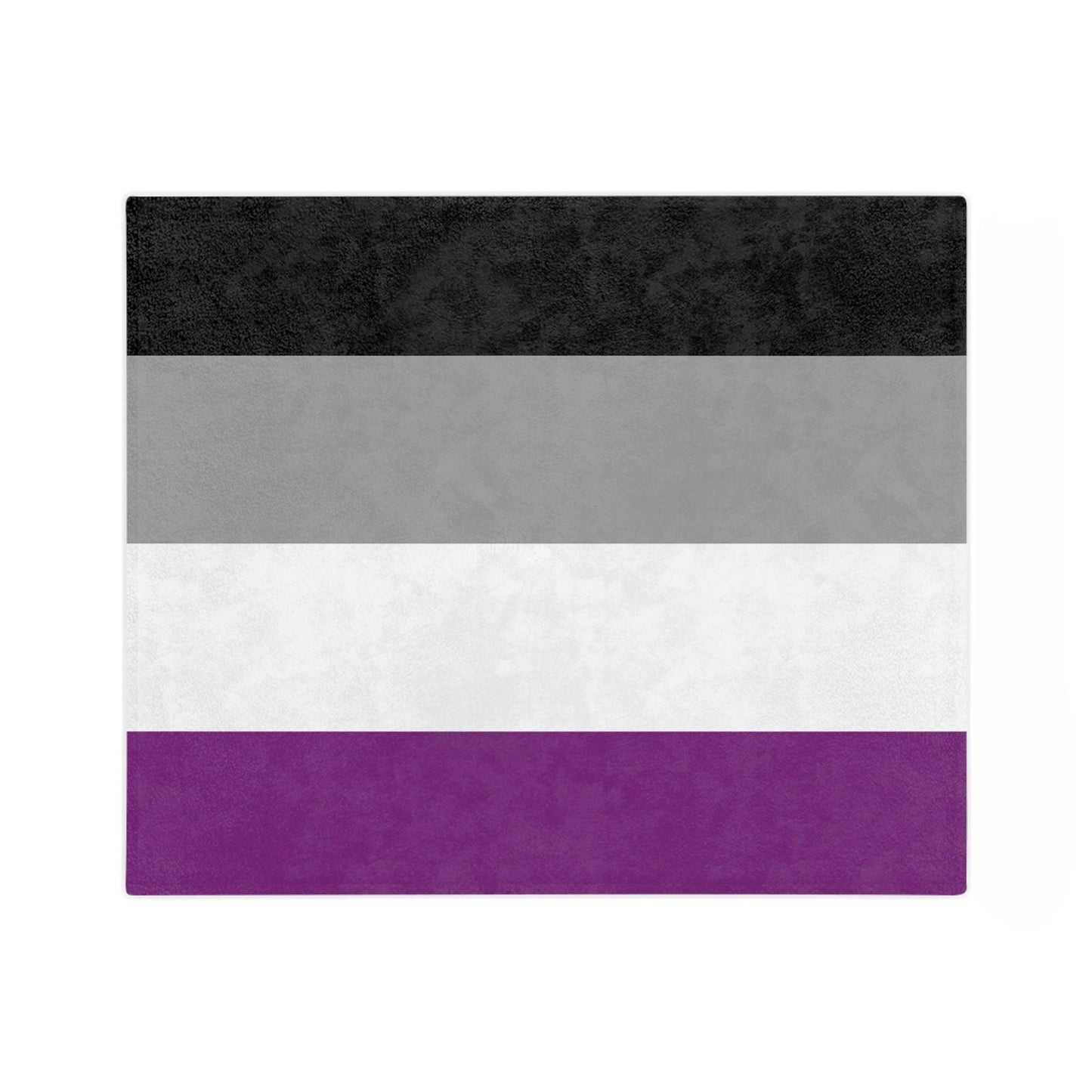 Asexual Pride Flag - Velveteen Microfiber Blanket - Gay Skate - Asexual Pride Flag - Velveteen Microfiber Blanket - Asexual Pride Flag - Velveteen Microfiber Blanket