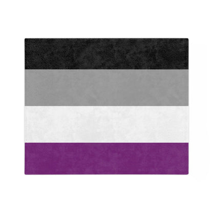 Asexual Pride Flag - Velveteen Microfiber Blanket - Gay Skate - Asexual Pride Flag - Velveteen Microfiber Blanket - Asexual Pride Flag - Velveteen Microfiber Blanket