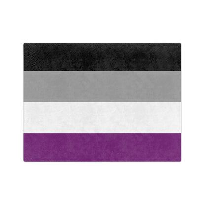 Asexual Pride Flag - Velveteen Microfiber Blanket - Gay Skate - Asexual Pride Flag - Velveteen Microfiber Blanket - Asexual Pride Flag - Velveteen Microfiber Blanket