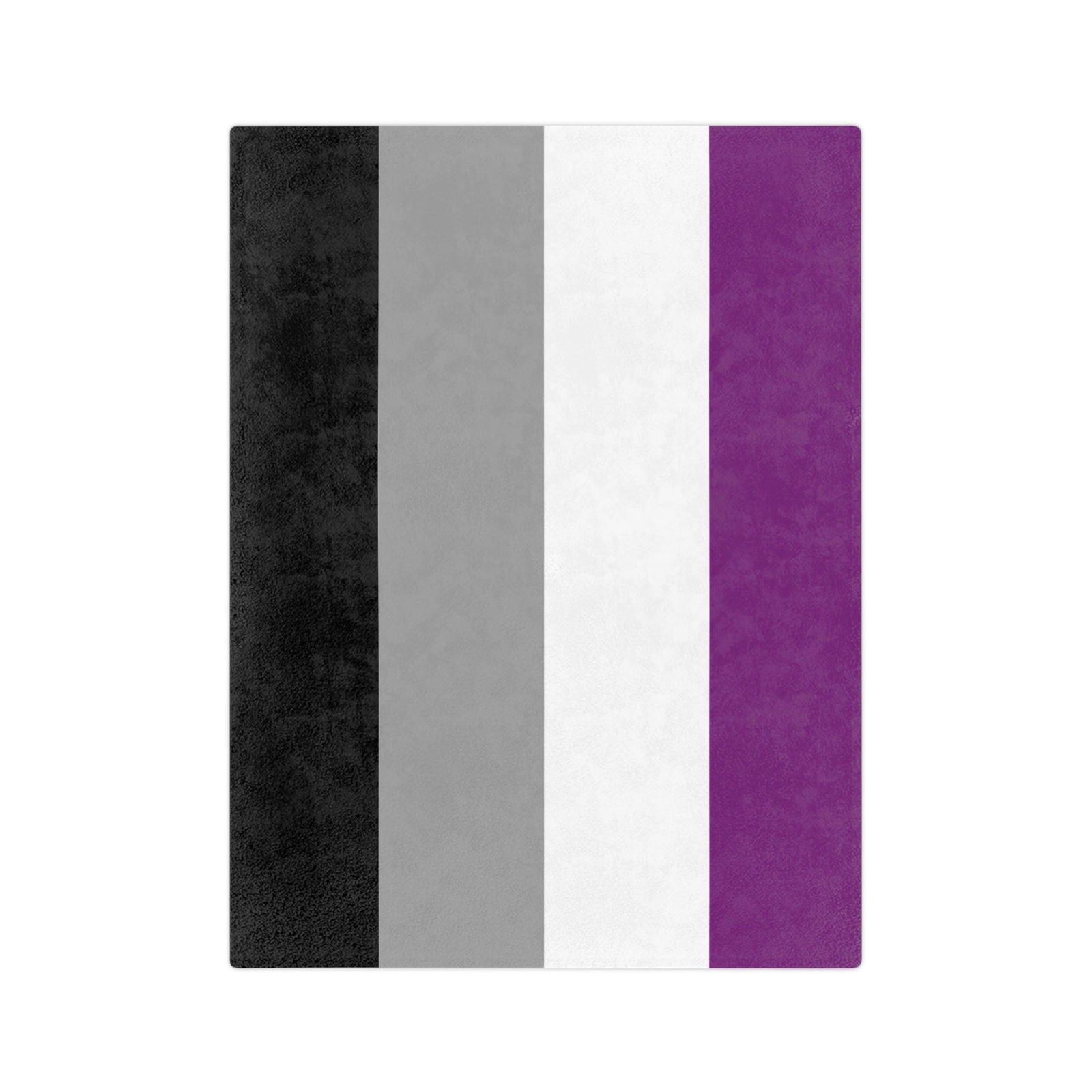 Asexual Pride Flag - Velveteen Microfiber Blanket - Gay Skate - Asexual Pride Flag - Velveteen Microfiber Blanket - Asexual Pride Flag - Velveteen Microfiber Blanket