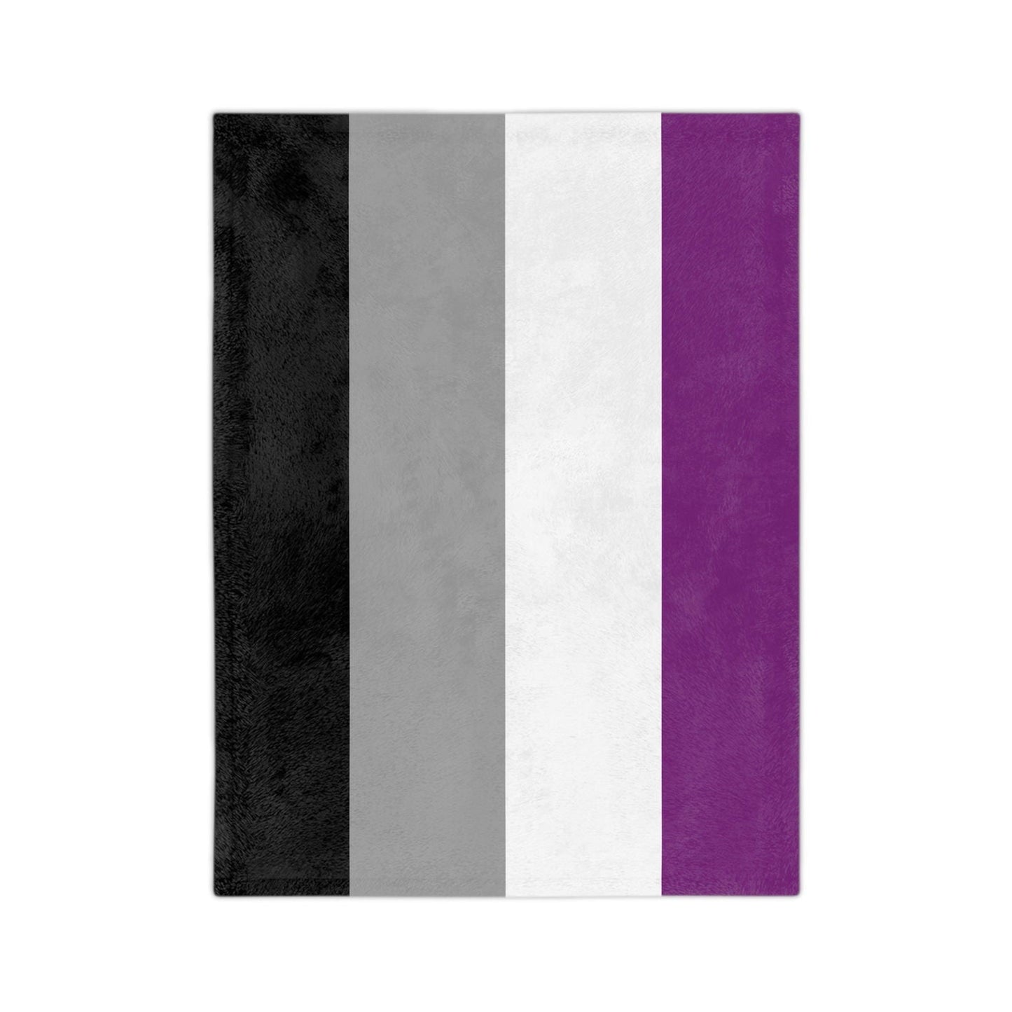 Asexual Pride Flag - Velveteen Microfiber Blanket - Gay Skate - Asexual Pride Flag - Velveteen Microfiber Blanket - Asexual Pride Flag - Velveteen Microfiber Blanket