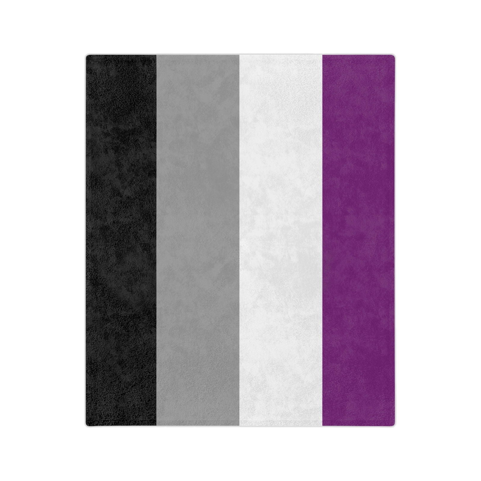 Asexual Pride Flag - Velveteen Microfiber Blanket - Gay Skate - Asexual Pride Flag - Velveteen Microfiber Blanket - Asexual Pride Flag - Velveteen Microfiber Blanket