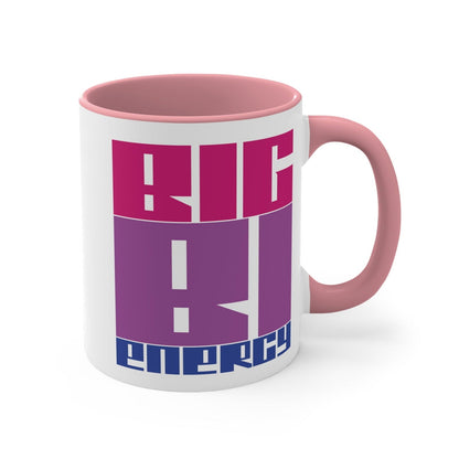 Big Bi Energy bi pride flag colours accent mug - Gay Skate - Big Bi Energy bi pride flag colours accent mug - Big Bi Energy bi pride flag colours accent mug