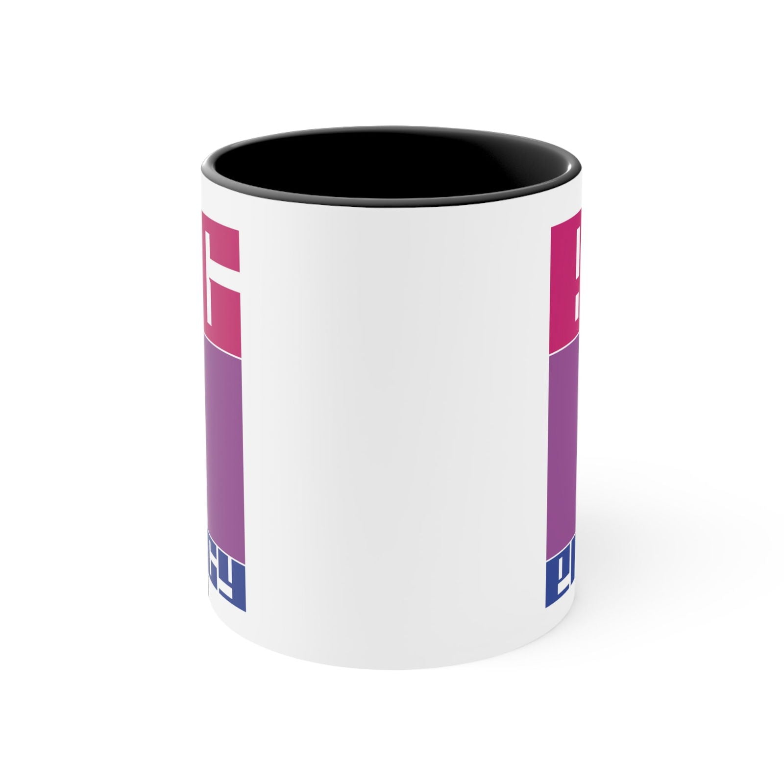 Big Bi Energy bi pride flag colours accent mug - Gay Skate - Big Bi Energy bi pride flag colours accent mug - Big Bi Energy bi pride flag colours accent mug