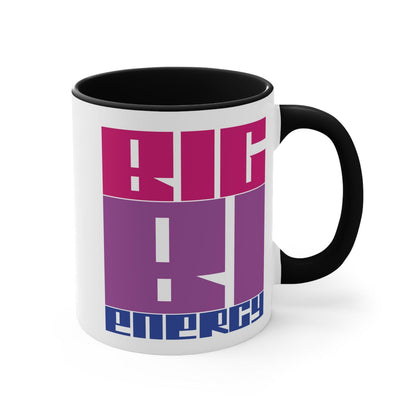 Big Bi Energy bi pride flag colours accent mug - Gay Skate - Big Bi Energy bi pride flag colours accent mug - Big Bi Energy bi pride flag colours accent mug