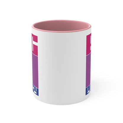 Big Bi Energy bi pride flag colours accent mug - Gay Skate - Big Bi Energy bi pride flag colours accent mug - Big Bi Energy bi pride flag colours accent mug