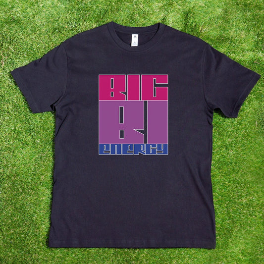 BIG BI ENERGY - Local hand printed t-shirt - Gay SkateBIG BI ENERGY - Local hand printed t-shirtApparelGay SkateGay Skate