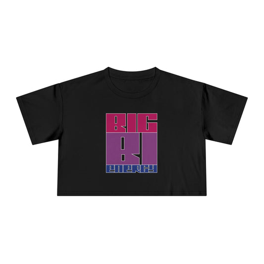 BIG BI ENERGY original design - locally printed crop tee - Gay SkateBIG BI ENERGY original design - locally printed crop teeT - ShirtGay SkateGay Skate