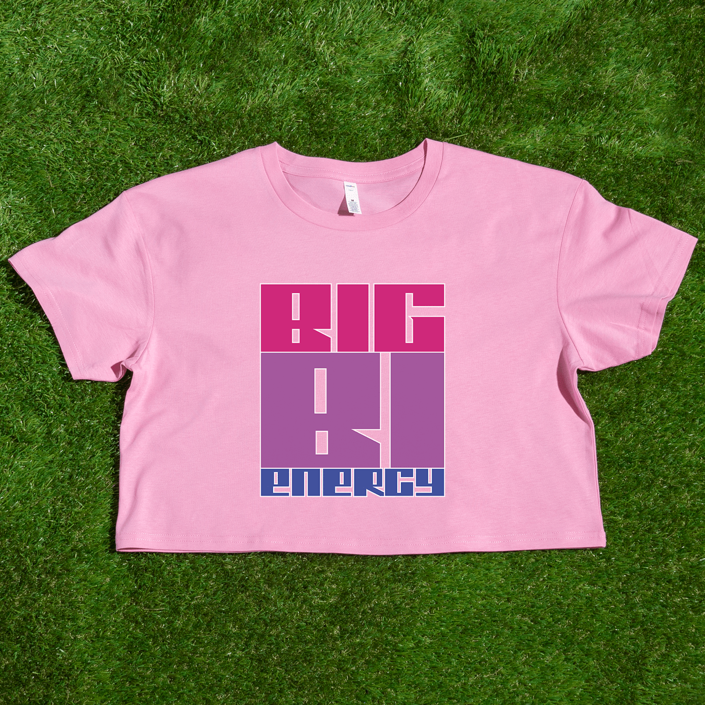 BIG BI ENERGY original design - locally printed crop tee - Gay Skate - BIG BI ENERGY original design - locally printed crop tee - BIG BI ENERGY original design - locally printed crop tee