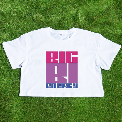 BIG BI ENERGY original design - locally printed crop tee - Gay Skate - BIG BI ENERGY original design - locally printed crop tee - BIG BI ENERGY original design - locally printed crop tee