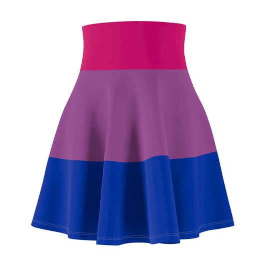 Bisexual Pride Flag Skater Skirt - Gay Skate - Bisexual Pride Flag Skater Skirt - Bisexual Pride Flag Skater Skirt