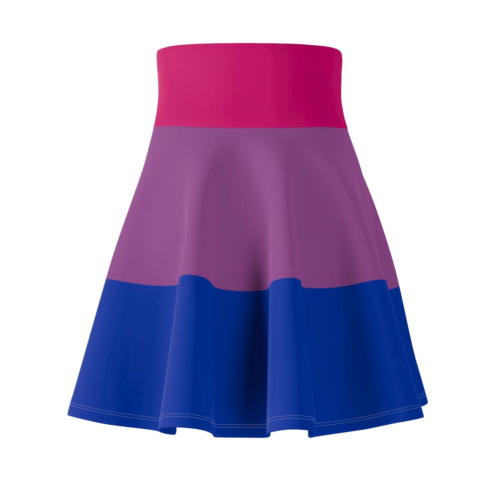 Bisexual Pride Flag Skater Skirt - Gay Skate - Bisexual Pride Flag Skater Skirt - Bisexual Pride Flag Skater Skirt