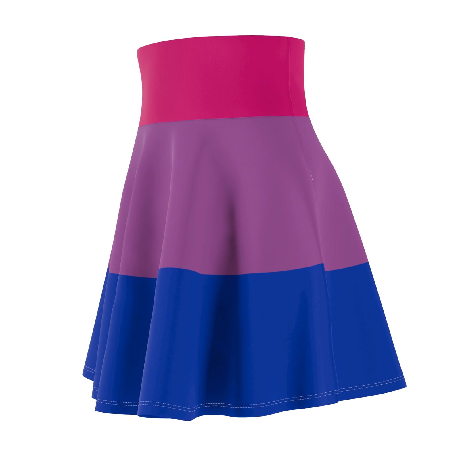 Bisexual Pride Flag Skater Skirt - Gay Skate - Bisexual Pride Flag Skater Skirt - Bisexual Pride Flag Skater Skirt