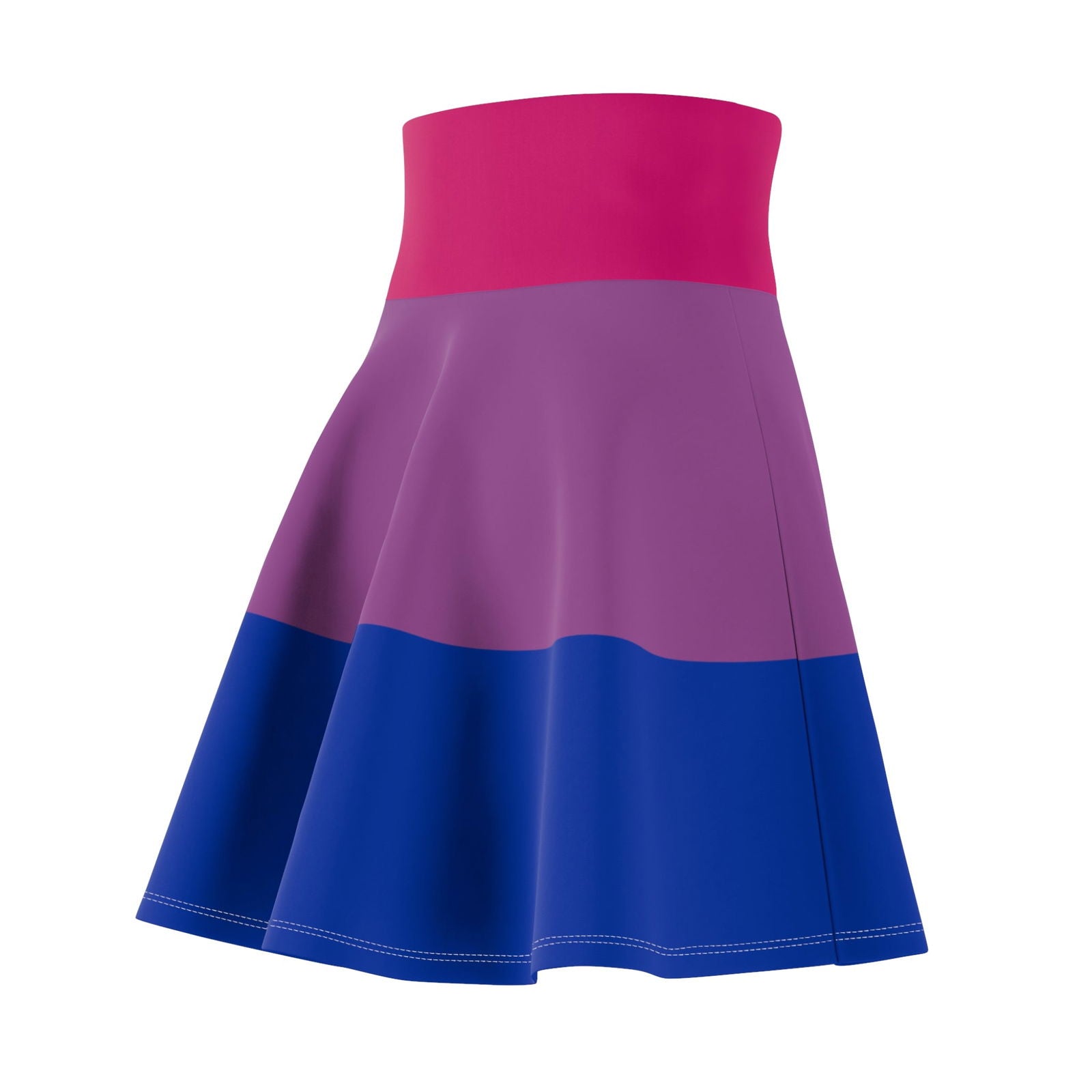 Bisexual Pride Flag Skater Skirt - Gay Skate - Bisexual Pride Flag Skater Skirt - Bisexual Pride Flag Skater Skirt